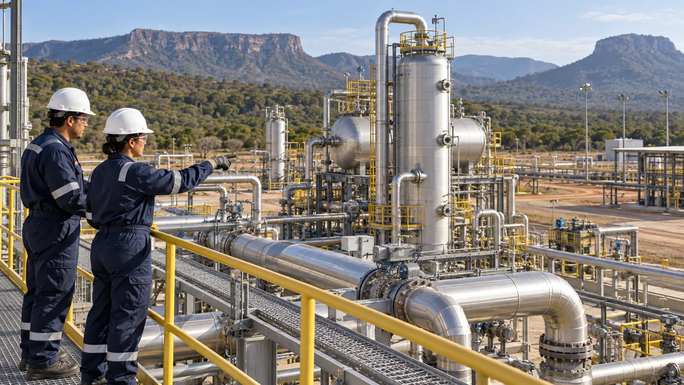 Instalación industrial de procesos energéticos